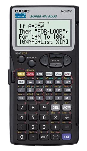 CASIO 5800������